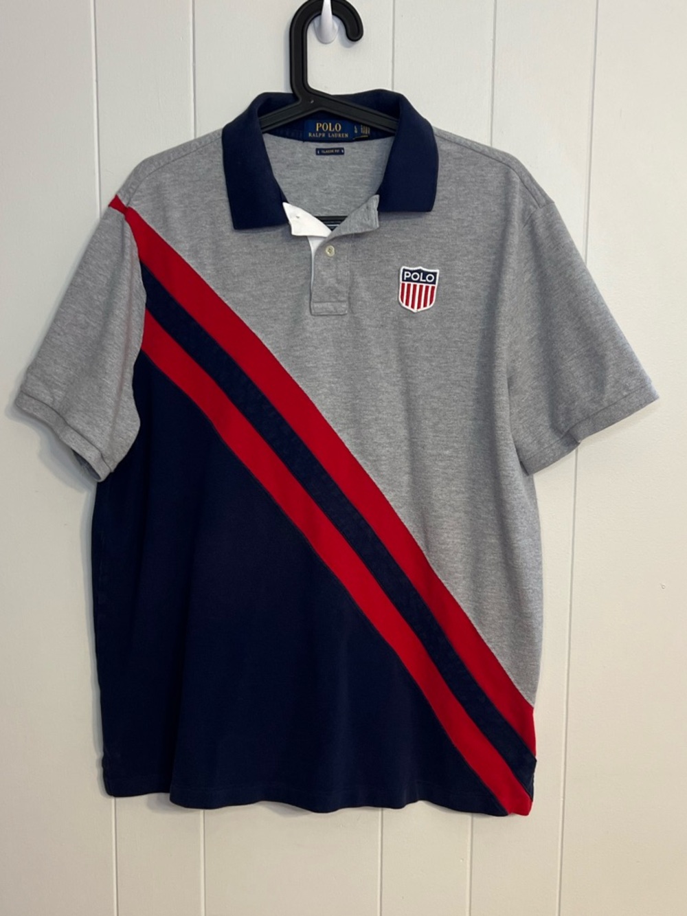 Polo Ralph Lauren Classic Fit Shield‎ Polo Shirt Size L